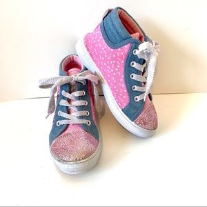 L.O.L. SURPRISE Girls Hi Top Canvas Sneakers—SZ 12